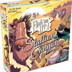 Pretzel Games Flick 'em Up! Stallion Canyon - Uitbreiding -leerzame-spellen Winkel 550x613