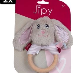 2x Jipy Rammelaar Hond Roze