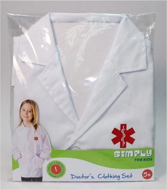 Simply For Kids Dokter Verkleedjasje 2 Simply For Kids Dokter Verkleedjasje - Afbeelding 2