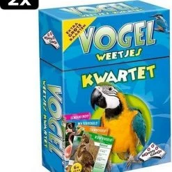 2x Identity Games Vogel Weetjes Kwartet