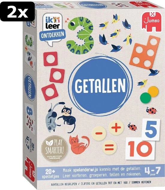 2x Ik Leer Ontdekken Getallen - Educatief Spel 9 2x Ik Leer Ontdekken Getallen - Educatief Spel - Afbeelding 9
