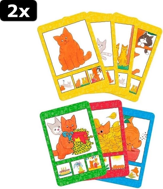 Bambolino Toys & Dikkie Dik 2x Dikkie Dik Kwartetspel 2 Bambolino Toys & Dikkie Dik 2x Dikkie Dik Kwartetspel - Afbeelding 2