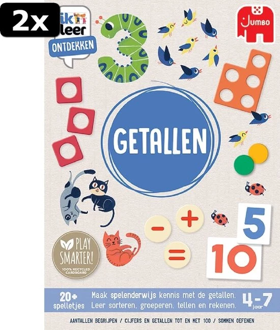 2x Ik Leer Ontdekken Getallen - Educatief Spel 11 2x Ik Leer Ontdekken Getallen - Educatief Spel - Afbeelding 11