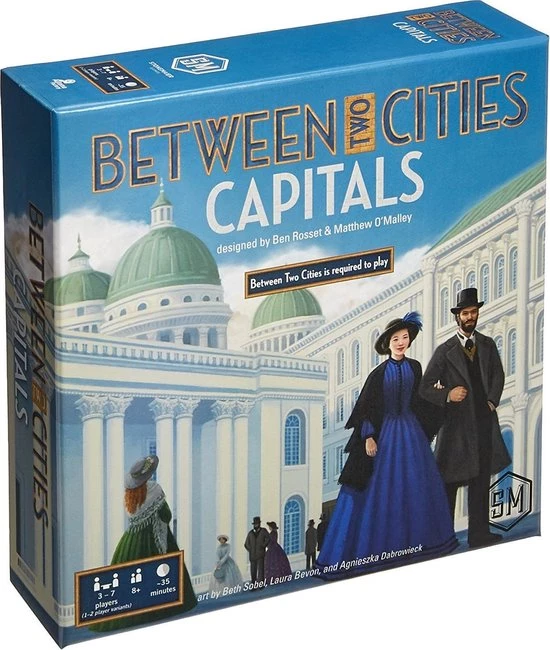 Asmodee Between Two Cities Capitals - EN 1 Asmodee Between Two Cities Capitals - EN