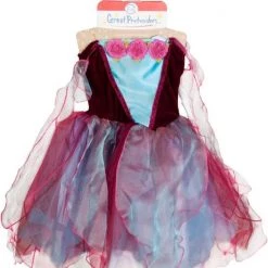 Great Pretenders - Fee N Bloesemjurk Met Vleugels Blauw/magenta - (4-6 Jaar)