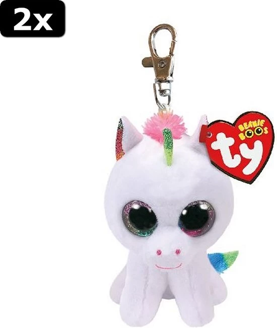 2x TY Beanie Boo Clip Pixy Knuffel 1 2x TY Beanie Boo Clip Pixy Knuffel