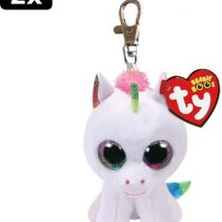 2x TY Beanie Boo Clip Pixy Knuffel