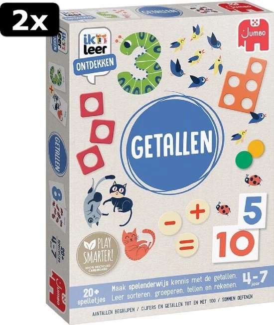 2x Ik Leer Ontdekken Getallen - Educatief Spel 12 2x Ik Leer Ontdekken Getallen - Educatief Spel - Afbeelding 12