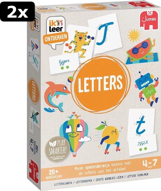2x Ik Leer Ontdekken Letters - Educatief Spel 9 2x Ik Leer Ontdekken Letters - Educatief Spel - Afbeelding 9