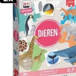 2x Ik Leer Ontdekken Dieren - Educatief Spel