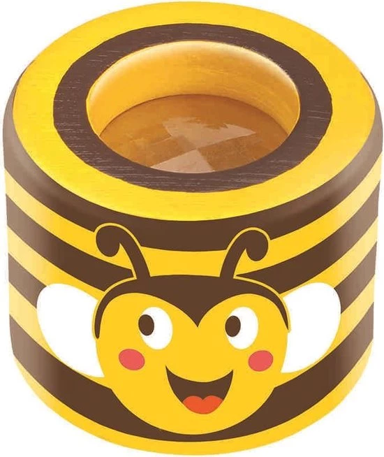 Moses Caleidoscoop Bij Insectenoog Prisma Hout Geel 1 Moses Caleidoscoop Bij Insectenoog Prisma Hout Geel