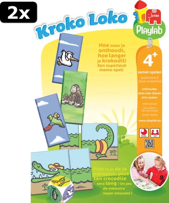 Jumbo 2x Kroko Loko Kinderspel 8 Jumbo 2x Kroko Loko Kinderspel - Afbeelding 8