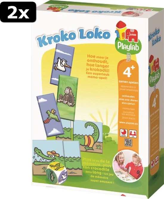 Jumbo 2x Kroko Loko Kinderspel 9 Jumbo 2x Kroko Loko Kinderspel - Afbeelding 9