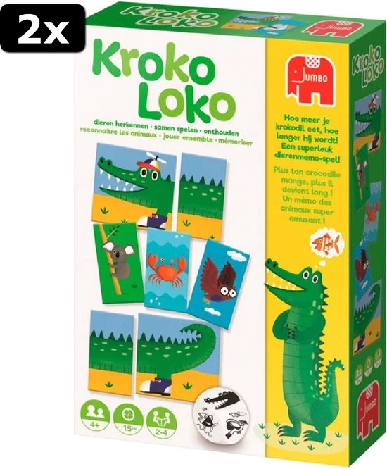 Jumbo 2x Kroko Loko Kinderspel 1 Jumbo 2x Kroko Loko Kinderspel