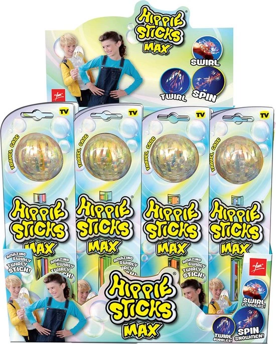 Fun Hippie Sticks Bellenblaas Display 35 Stuks 3 Fun Hippie Sticks Bellenblaas Display 35 Stuks - Afbeelding 3