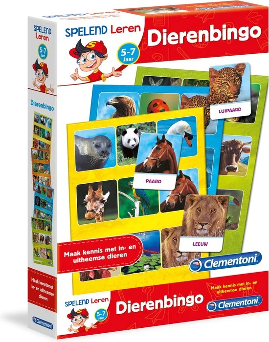 Clementoni - Dierenbingo - Educatief Spel 4 Clementoni - Dierenbingo - Educatief Spel - Afbeelding 4