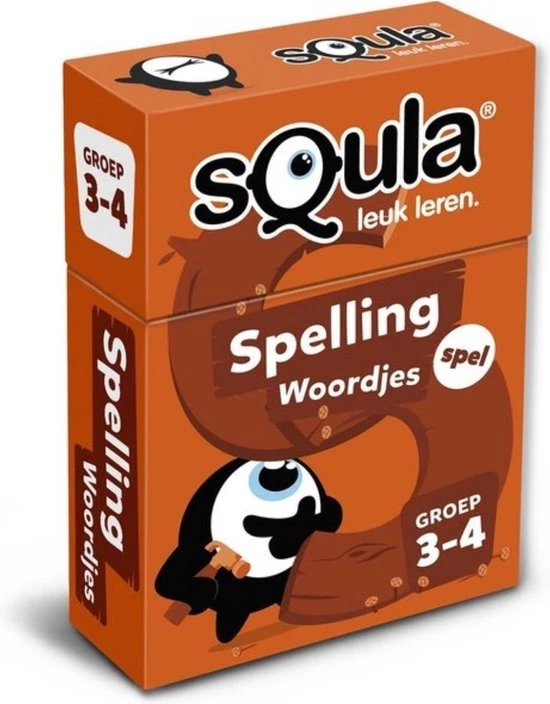 Educatieve Spellenbundel - Squla Kaartspel - 2 Stuks - Groep 3-4 & 7-8 - Aardrijkskunde & Spelling 3 Educatieve Spellenbundel - Squla Kaartspel - 2 Stuks - Groep 3-4 & 7-8 - Aardrijkskunde & Spelling - Afbeelding 3