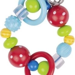 Heimess Touch Ring Elastic Red Polka Dot Bead