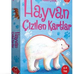 Hayvan Izilen Kartlar - Flash Kart - Flash Cards - Turkse Kinderboeken - Turkse Babyboeken