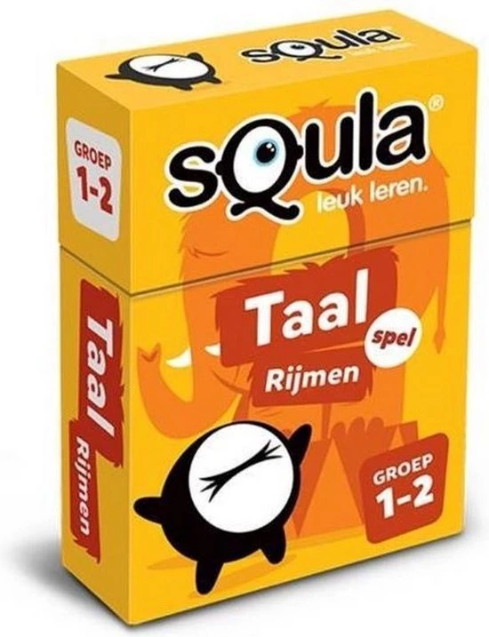 Spellenbundel - Squla - 2 Stuks - 4 Tot 12 Jaar - Familiebordspel & Taal Rijmen Kaartspel 6 Spellenbundel - Squla - 2 Stuks - 4 Tot 12 Jaar - Familiebordspel & Taal Rijmen Kaartspel - Afbeelding 6