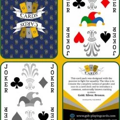 GSB Genderneutrale Speelkaarten - Poker Formaat - Enkel Pak In Tuckbox -leerzame-spellen Winkel 550x723