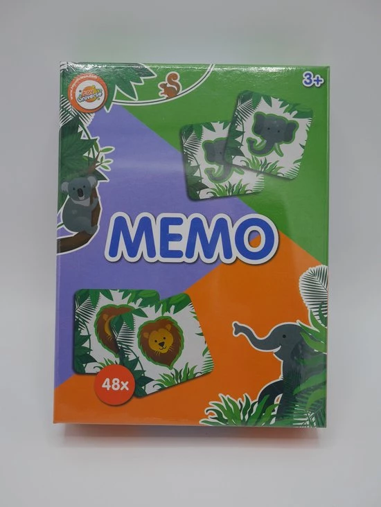 TOY UNIVERSE - MEMO - DIERENTUIN VOOR KINDEREN - 48X 1 TOY UNIVERSE - MEMO - DIERENTUIN VOOR KINDEREN - 48X