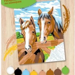 Sequin Art Schilderen Op Nummer Paarden
