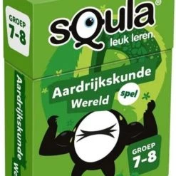 Educatieve Spellenbundel - Squla Kaartspel - 2 Stuks - Groep 1-2 & 7-8 - Aardrijkskunde & Taal -leerzame-spellen Winkel 550x794 2
