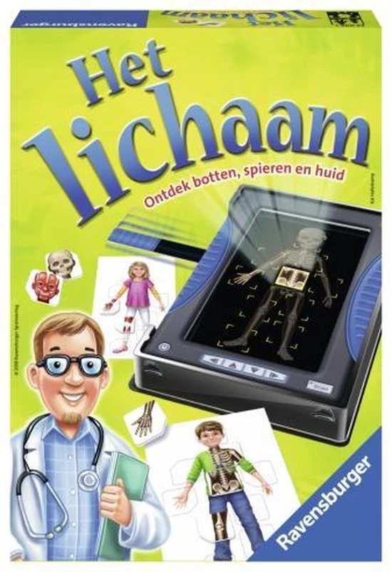 Het Lichaam - Bordspel Ravensburger 1 Het Lichaam - Bordspel Ravensburger