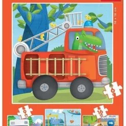 Enesco Educa 17144 Puzzle 6+9+12+16pcs Rescue Patrol