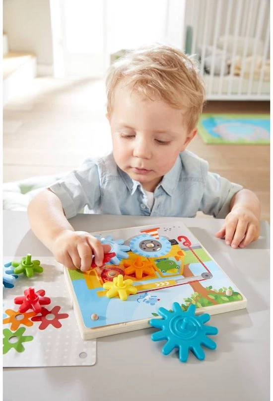 HABA Tandwielspel Dieren Aan Het Werk 4 HABA Tandwielspel Dieren Aan Het Werk - Afbeelding 4