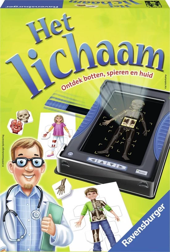 Het Lichaam - Bordspel Ravensburger 6 Het Lichaam - Bordspel Ravensburger - Afbeelding 6