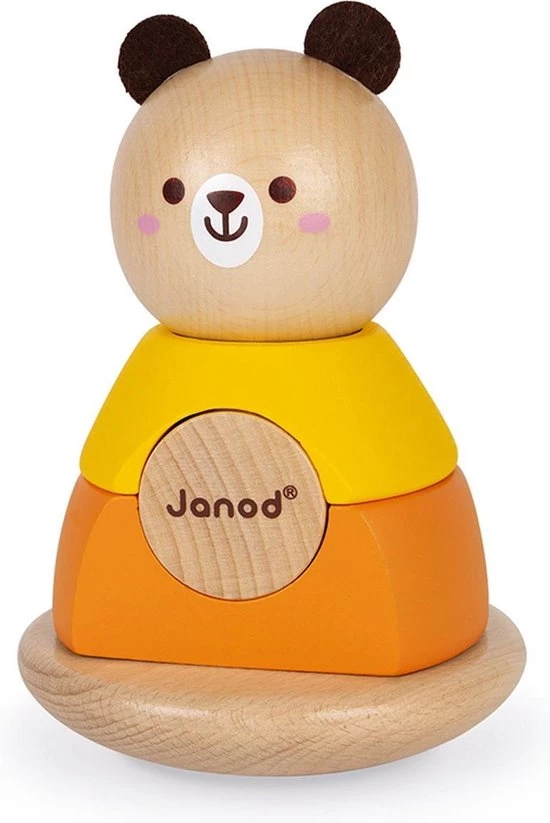 Janod Stapeltuimelaar Beer 3 Janod Stapeltuimelaar Beer - Afbeelding 3