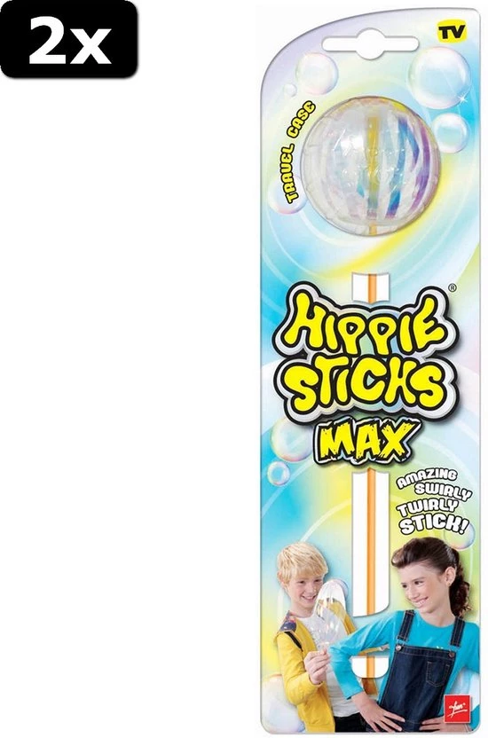Fun 2x Hippie Sticks Bellenblaas Display 35 Stuks 1 Fun 2x Hippie Sticks Bellenblaas Display 35 Stuks