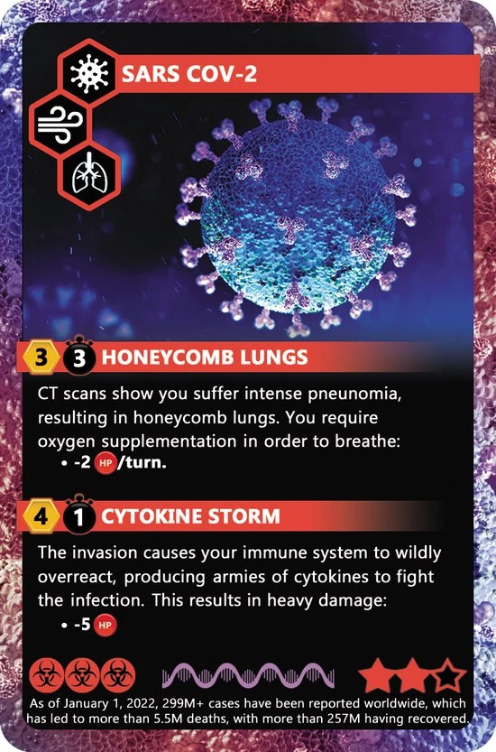 ImmunoWars: Complete Set - Basisspel Inclusief SOA-uitbreiding - Het Meest Besmettelijke Kaartspel - Spel Over Virussen, Bacteriën, En Wetenschap 10 ImmunoWars: Complete Set - Basisspel Inclusief SOA-uitbreiding - Het Meest Besmettelijke Kaartspel - Spel Over Virussen, Bacteriën, En Wetenschap - Afbeelding 10